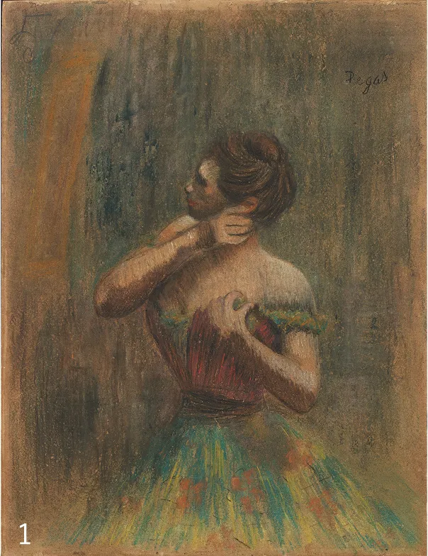 1.エドガー・ドガ《赤い服の踊り子》